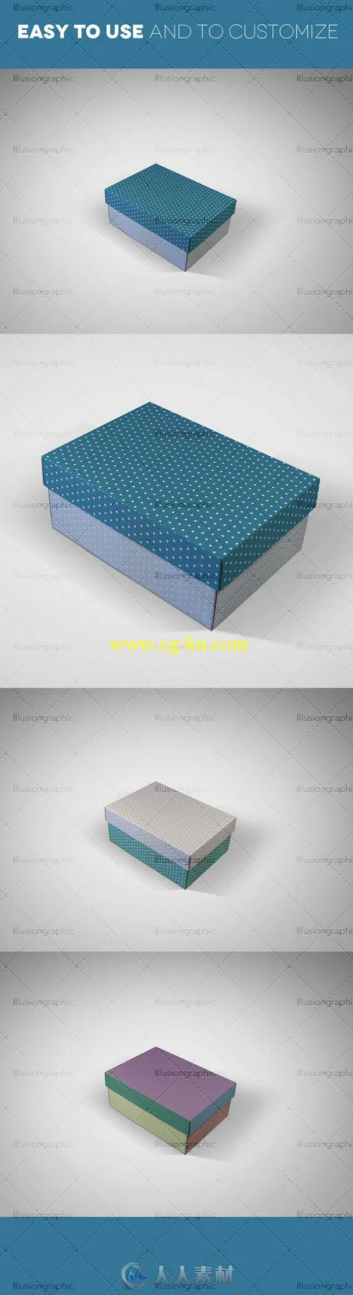 照片级真实大盒子模型展示PSD模板Photorealisitc Large Box Mockups 365810的图片2