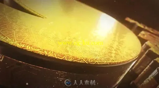 时尚金色蔓藤花纹标志LOGO演绎AE模板 Videohive Arabesque Logo Opener 16123477的图片5