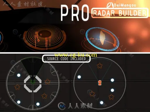 雷达生成器（包含源代码）编辑器扩充Unity素材资源的图片3