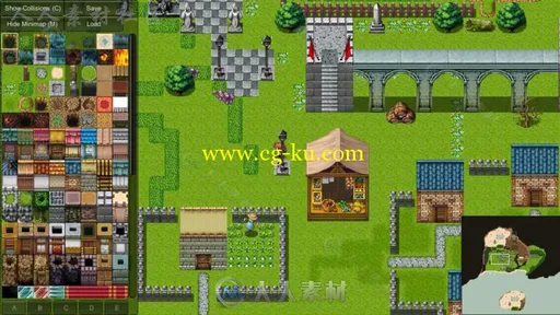 RPG地图工具包游戏工具编辑器扩充Unity素材资源的图片1