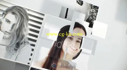 3D照片拼贴汇聚照片墙幻灯片AE模板 VideohiveConnecting 3D Photos Slideshow 173...的图片6