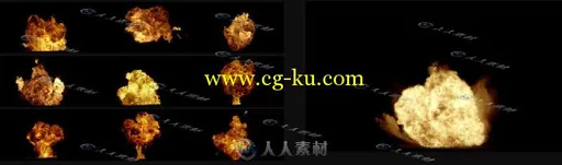 4K高清爆炸火焰粉尘视频素材合辑 VFXCENTRAL COMBUST 4K FIRE EXPLOSIONS PACK的图片1