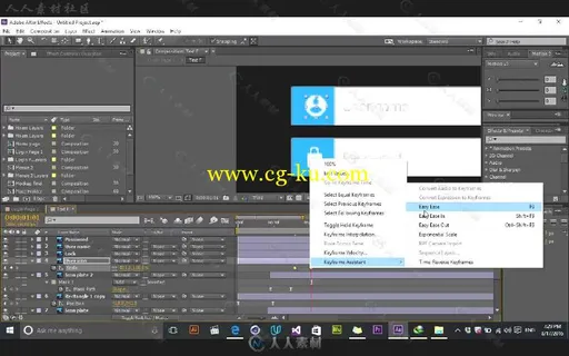 AE手机APP移动应用程序UI界面制作视频教程 SKILLSHARE COMPLETE GUIDE TO UI MOTIO...的图片3