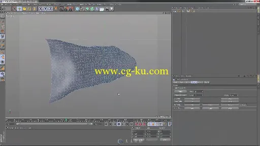 C4D旗帜模拟无缝循环技术视频教程 CINEVERSITY CREATING A SEAMLESS LOOPING FLAG ...的图片1