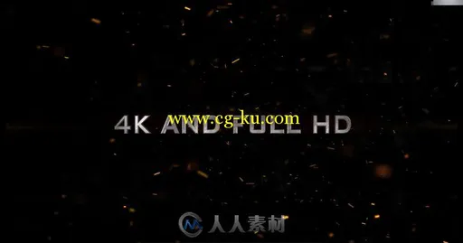 粒子飞溅震撼史诗文字标题影视片头AE模板 Trailer Titles的图片1