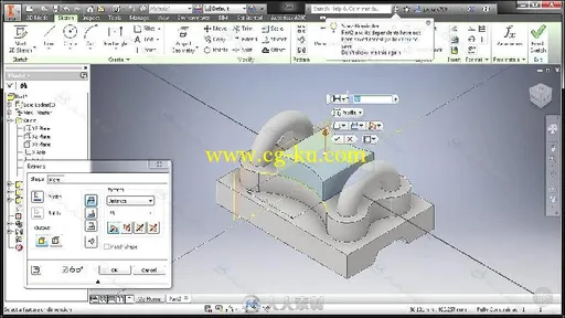 Inventor建模与草图参数制作技术视频教程 PLURALSIGHT PARAMETRIC MODELING AND SK...的图片2