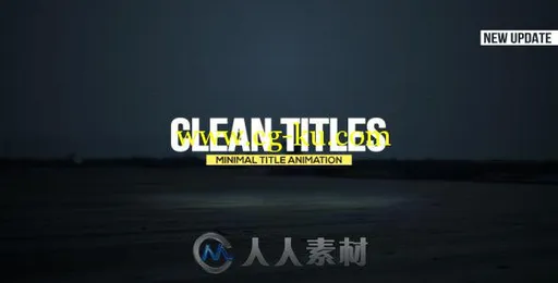 干净简单的文字字幕标题动画AE模板 Videohive Clean Titles 15560241的图片1