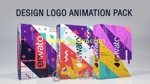 时尚充满朝气标志设计LOGO演绎AE模板Videohive Design Logo Animation Pack 17075458的图片1