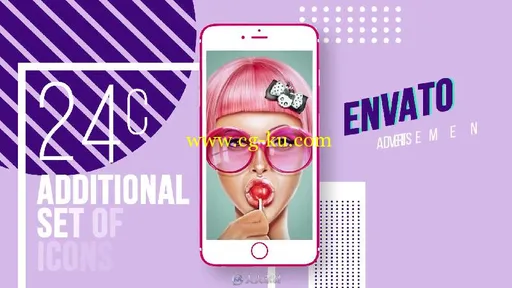 手机应用程序Ui产品宣传AE模板 Videohive Mobile App Ui Promo 17365692的图片1