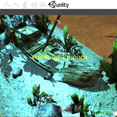 水族馆家具道具模型Unity3D素材资源的图片2