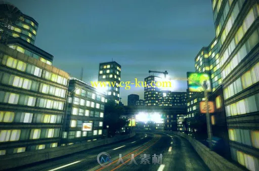 完整的城市模型城市环境Unity3D素材资源的图片6