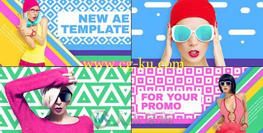 多彩时尚夏季时装幻灯片产品宣传AE模板 Videohive Keep It Trendy 17364914的图片1