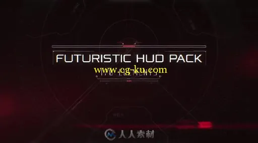 现代专业化的HUD信息图表元素AE模板 Videohive HUD Infographic 17692163的图片7