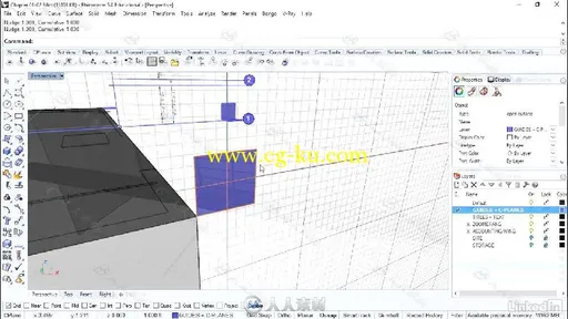 Rhino室内建筑设计高效技巧视频教程 Rhino Architectural Interior & Detail的图片5