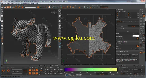 Unfold3D智能化UV软件V9.0.3.2611版 POLYGONAL DESIGN UNFOLD3D NETWORKING CGI V9...的图片3