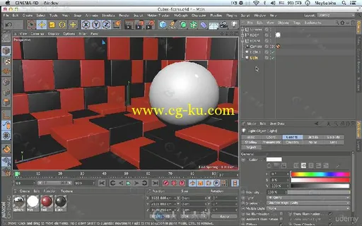 C4D初学者基础知识实训视频教程 UDEMY CINEMA 4D FROM SCRATCH PROJECT BASED CINE...的图片1