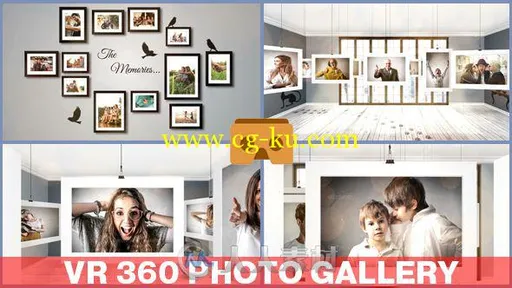 虚拟现实360照片库相册动画AE模板 Videohive VR 360 Photo Gallery的图片1