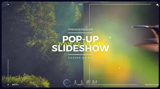 折叠弹出照片幻灯片相册动画AE模板 Videohive Pop-Up Slideshow的图片12