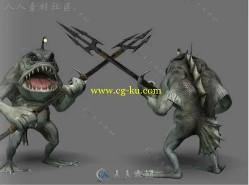 丑陋的动物生物角色模型Unity3D素材资源的图片1