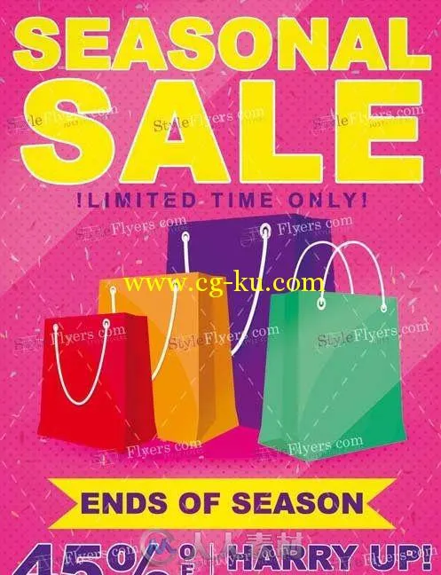 季节性销售海报PSD模板season_sale_PSD_Flyer_Template的图片1