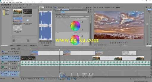 Vegas专业影视非编软件V14.0.0版 MAGIX VEGAS PRO V14.0.0 BUILD 161 MULTILINGUAL的图片3