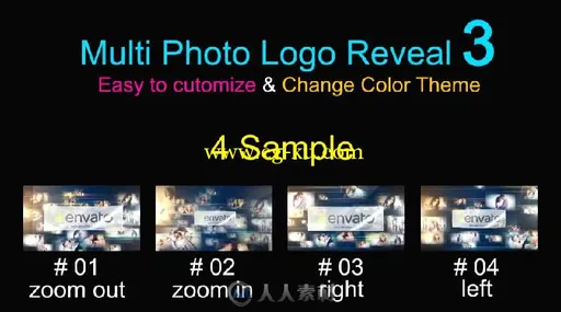 创意多照片标志显示LOGO演绎AE模板 Videohive Multi Photo Logo Reveal 3 17117265的图片4