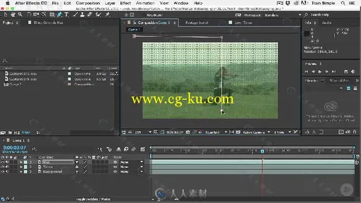 AE影视级刀斩分尸实例训练视频教程 PLURALSIGHT AFTER EFFECTS CC ROTOSCOPING的图片3