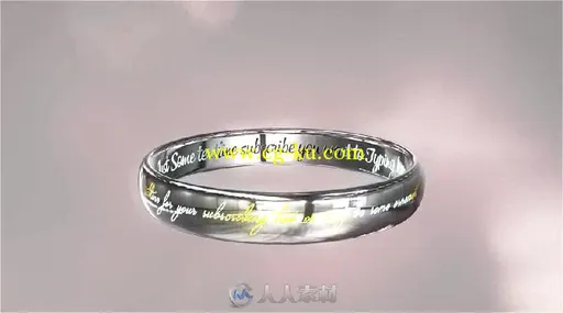 戒指文字Logo介绍产品宣传AE模板 Videohive The Ring Logo Reveal 15963853的图片3