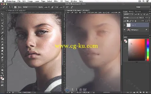 PS人物肖像高级润饰技巧实例训练视频教程 GUMROAD PORTRAIT OF MARINA NERY BY IRA...的图片1