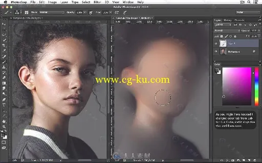 PS人物肖像高级润饰技巧实例训练视频教程 GUMROAD PORTRAIT OF MARINA NERY BY IRA...的图片2