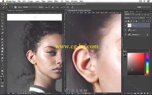 PS人物肖像高级润饰技巧实例训练视频教程 GUMROAD PORTRAIT OF MARINA NERY BY IRA...的图片3