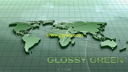 世界地图连接背景AE模板 Videohive World Connections Map Background 3204040的图片7