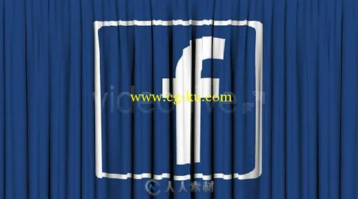 社会网络窗帘AE模板 Videohive Social Network Curtain Open 7494292的图片1