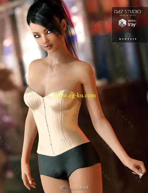 DAZ3D超美丽定制美女3D模型合辑的图片1