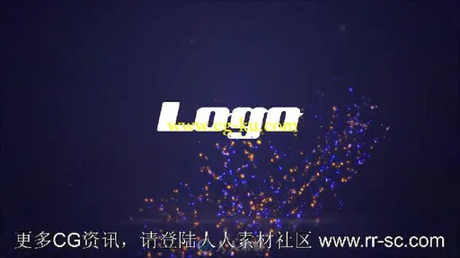 美丽迷人的粒子标志LOGO演绎AE模板 Particle Logo的图片3