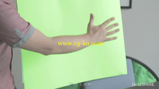 AE绿屏抠像视觉特效实例训练视频教程 SKILLSHARE DIY GREEN SCREEN FOR FILM CREAT...的图片1