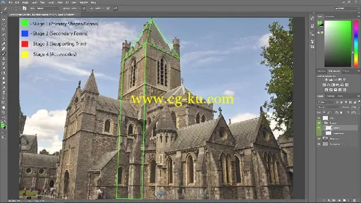 3dsmax概念3D建筑环境实例训练视频教程 3DMOTIVE LAYERED ASSET CREATION IN 3DS MAX的图片2