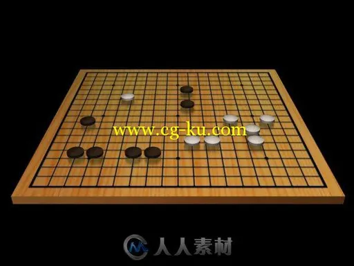 围棋棋盘3D模型的图片1