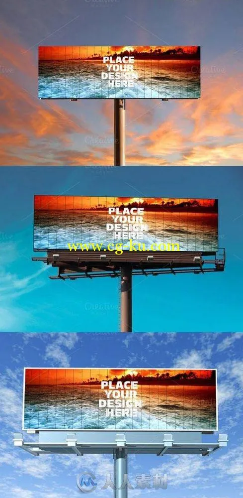 10款大型户外广告牌展示PSD模板10 Billboard Mock-up Bundle的图片2
