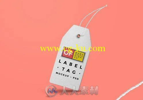 标签牌设计展示PSD模板Label-Tag-Mockup-PSD的图片2