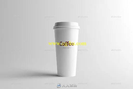 两款一次性咖啡大杯展示PSD模板Paper Coffee Cup Mock-Up - Large的图片2