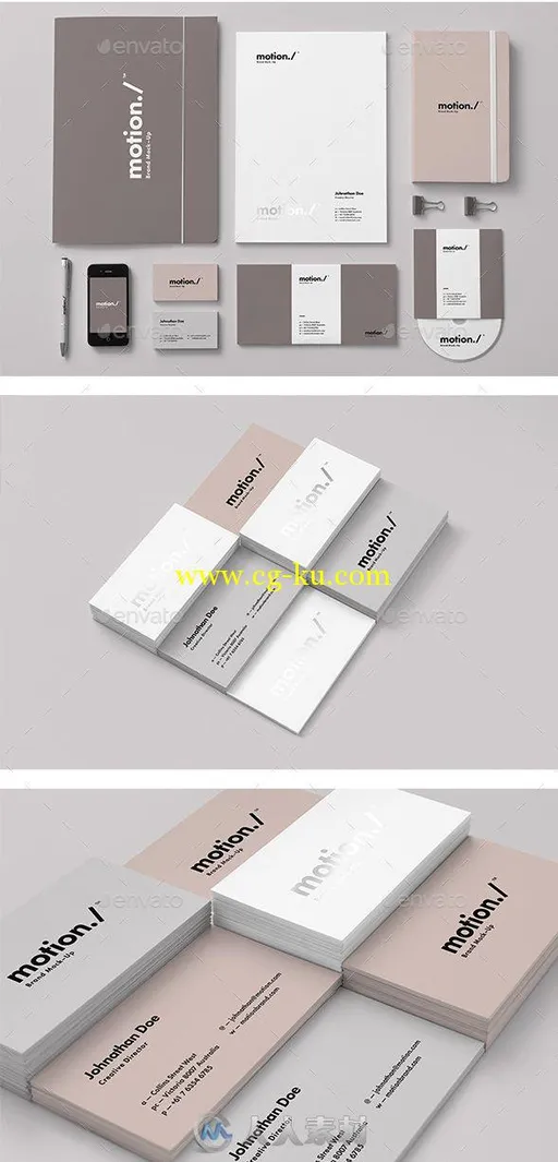 多尺寸品牌展示卡片PSD模板Branding Identity Mock-up 6的图片2