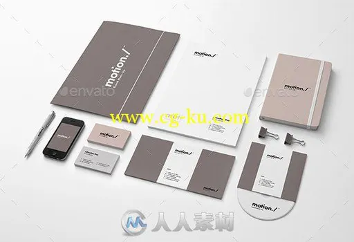 多尺寸品牌展示卡片PSD模板Branding Identity Mock-up 6的图片3