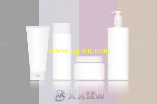 各种尺寸化妆品包装PSD模板cosmetic mockup psd的图片2