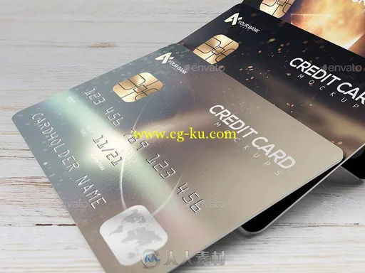 信用卡设计展示PSD模板membership-credit-cards-mockup的图片14