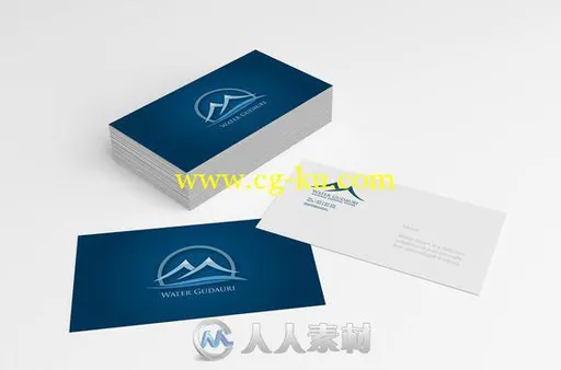 品牌展示卡片和信封PSD模板Branding Identity Mock的图片3