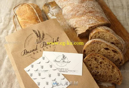 面包品牌场景展示PSD模板bakery-branding-mockup的图片4