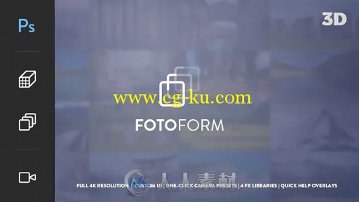 4K3D空间照片动画程序AE模板 Videohive FotoForm Procedural 4K 3D Photo Animato...的图片1