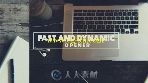 快速切换照片充满活力的幻灯片AE模板 Videohive Dynamic and Fast Opener 17883484的图片1