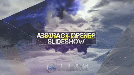 抽象图形摘要介绍影视片头AE模板 Videohive Abstract Opener - Slideshow 16543880的图片1